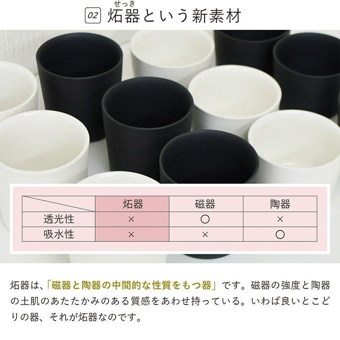 湯呑み 焼き締め湯呑み 来客用(小) せっ器 炻器 電子レンジ対応