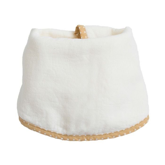 fucufucu ベビースタイ お名前刺繍 無料ラッピング付 アイボリー