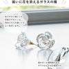 HARIO ピアス ツバキ クリア