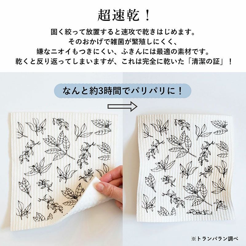 超速乾で雑菌が繁殖しにくい