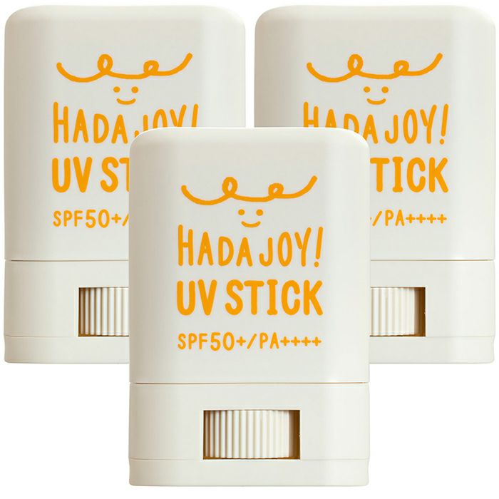 日焼け止め スティック 3個セット HADA JOY ハダジョイ 無料ラッピング
