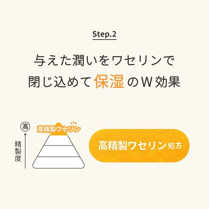 ワセリンで潤いを閉じ込めて保湿