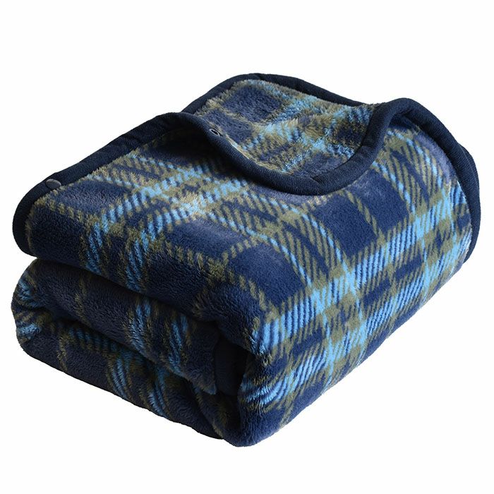 チェックネイビー