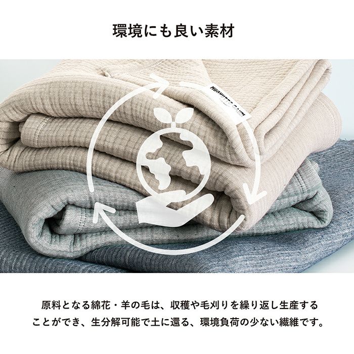 生分解可能で土に還る、環境負荷の少ない繊維